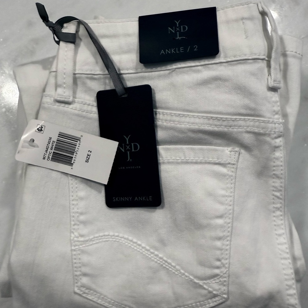 NYDJ Optic White Ankle Jeans Size 2 Brand new! - Picture 6 of 6